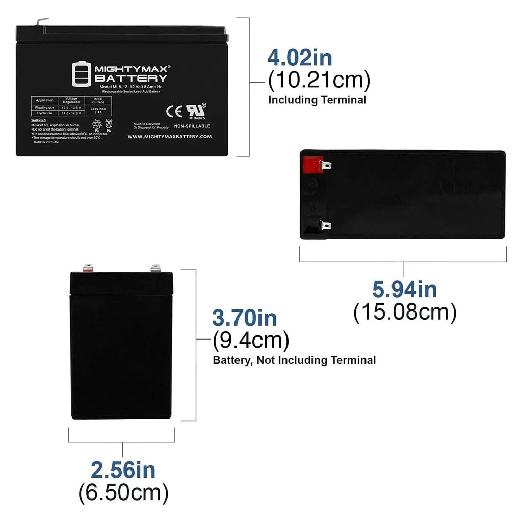 Solar Mobility for Panel 12V 8AH TravelMate + Battery 12V