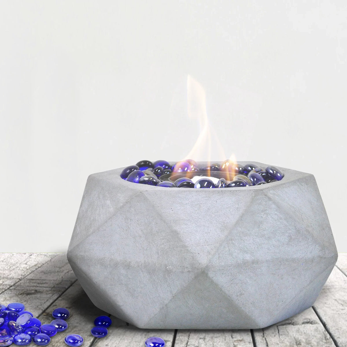 Ethanol Ventless Outdoor, for Indoor Fireplace Pit, Bowl Fireplace Alcohol Greyhoo Fire Bio Tabletop Clean Burning Fire
