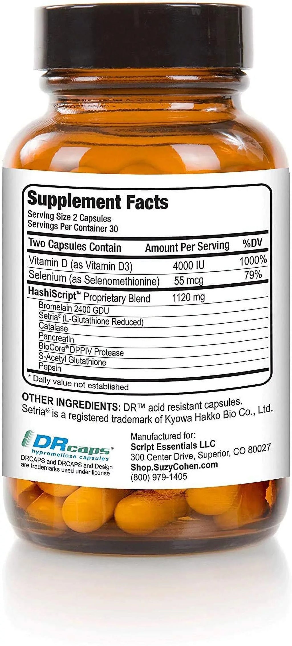 '- Formula and Thyroid by Glutathione Cohen Support Immune with Suzy HashiScript and Catalase