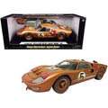 1/18 Shelby Ford #5 MK GT-40 by II 1966 Gold Model (Dirty After Version) Collectibles Race Diecast Car