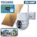 Toguard Camera SC21 Camera PTZ Solar Wireless 2K/4MP Dome Security Outdoor WiFi