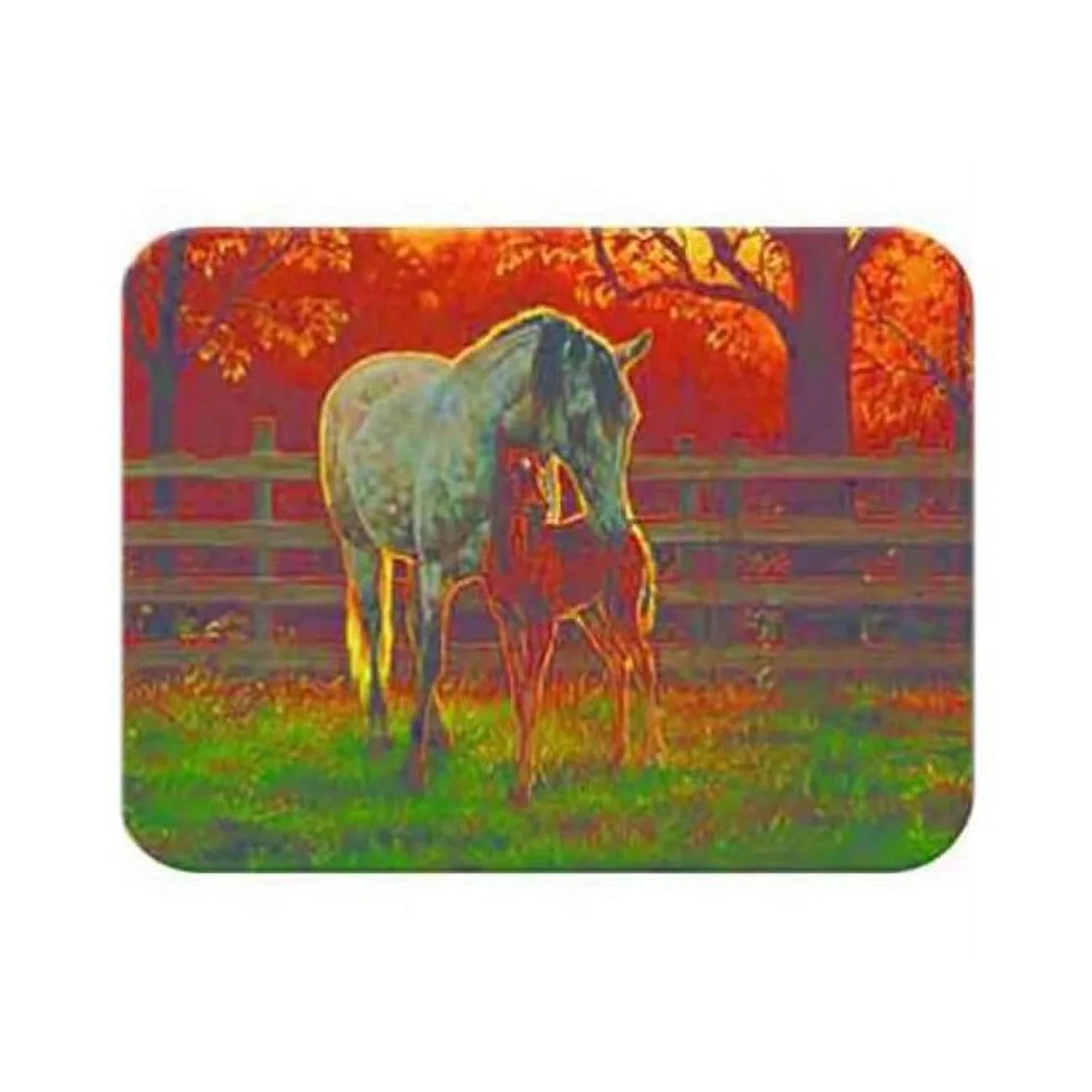 McGowan Tuftop Mare Foal Cutting Small TT93101 and Board-