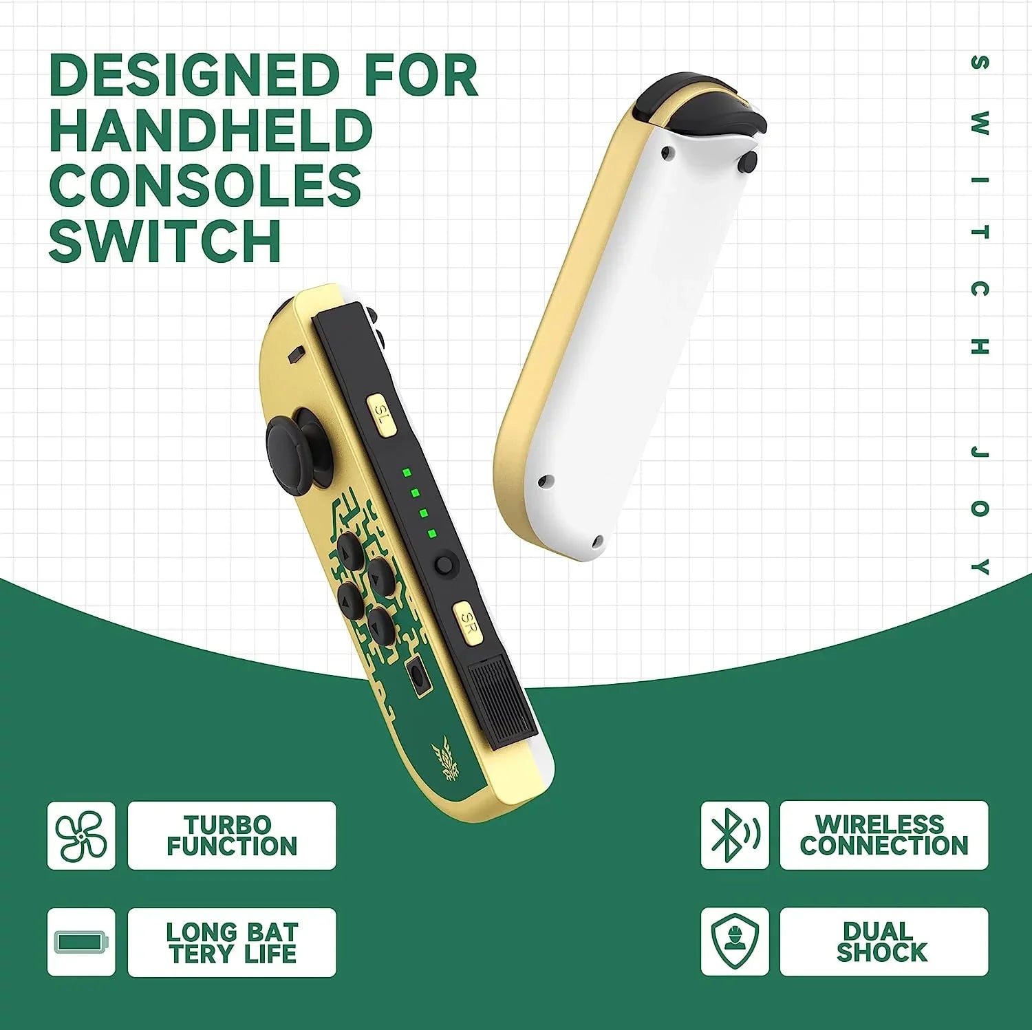 & Replacement Vibration/Motion Nintendo for for Control/Wake-up/Screenshot Controllers Switch Dual Switch, Wireless Controller Left Joycons with Right