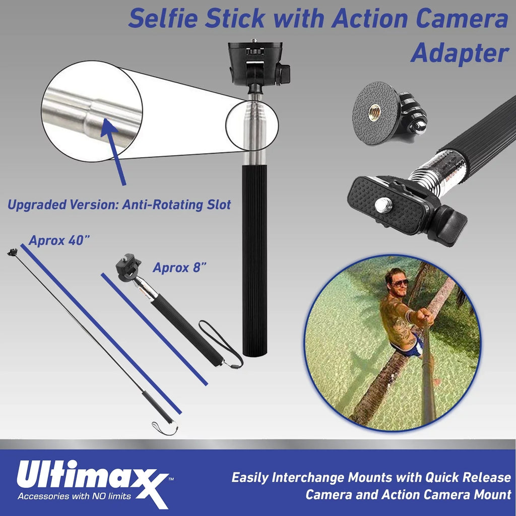 Kit Monopod HERO11 Hero 64GB and Basic Bundle Black Mini with GoPro 11 Accessory