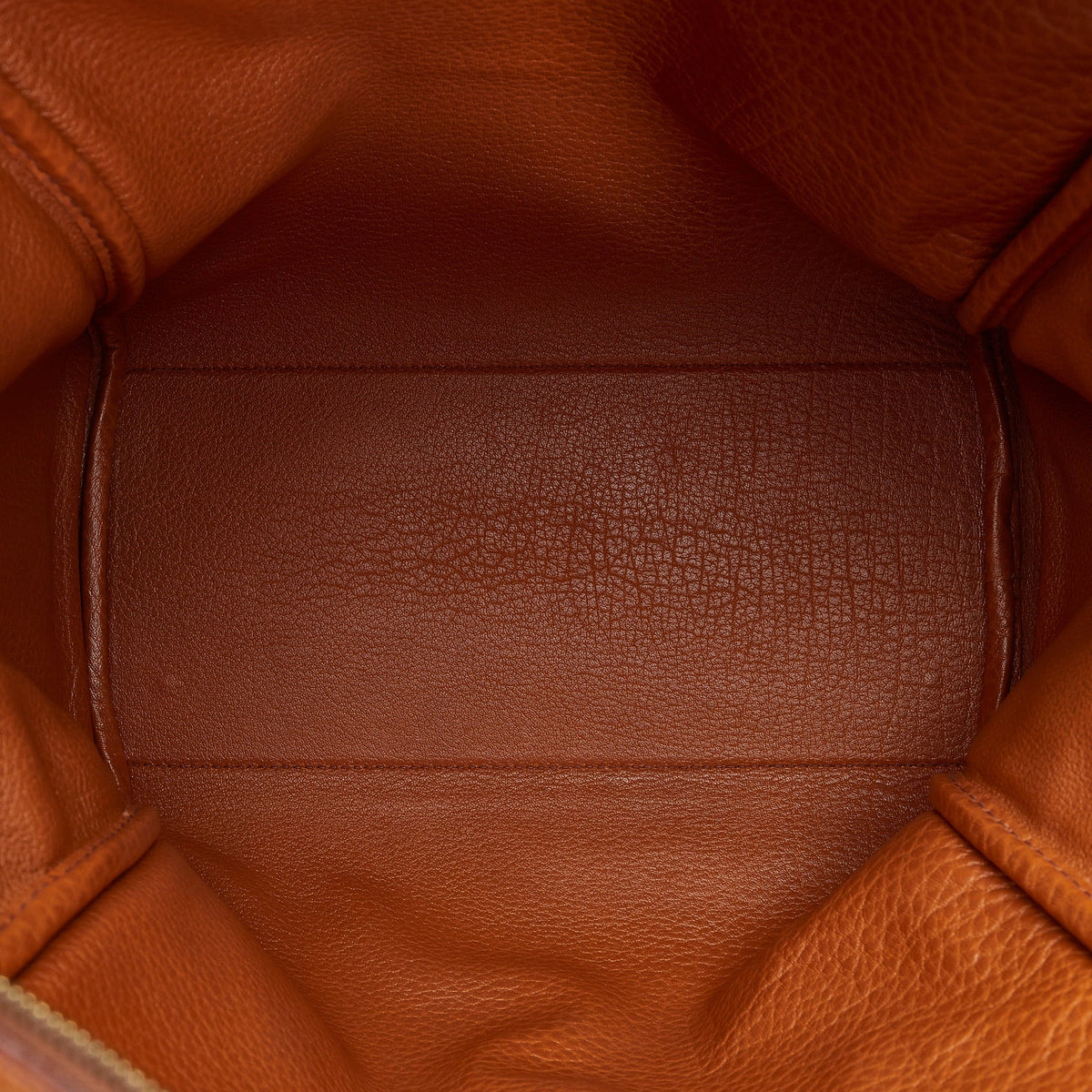 Calf Pre-Owned Galop Unisex Authenticated Tote Hermès (Good) Brown Leather Bag