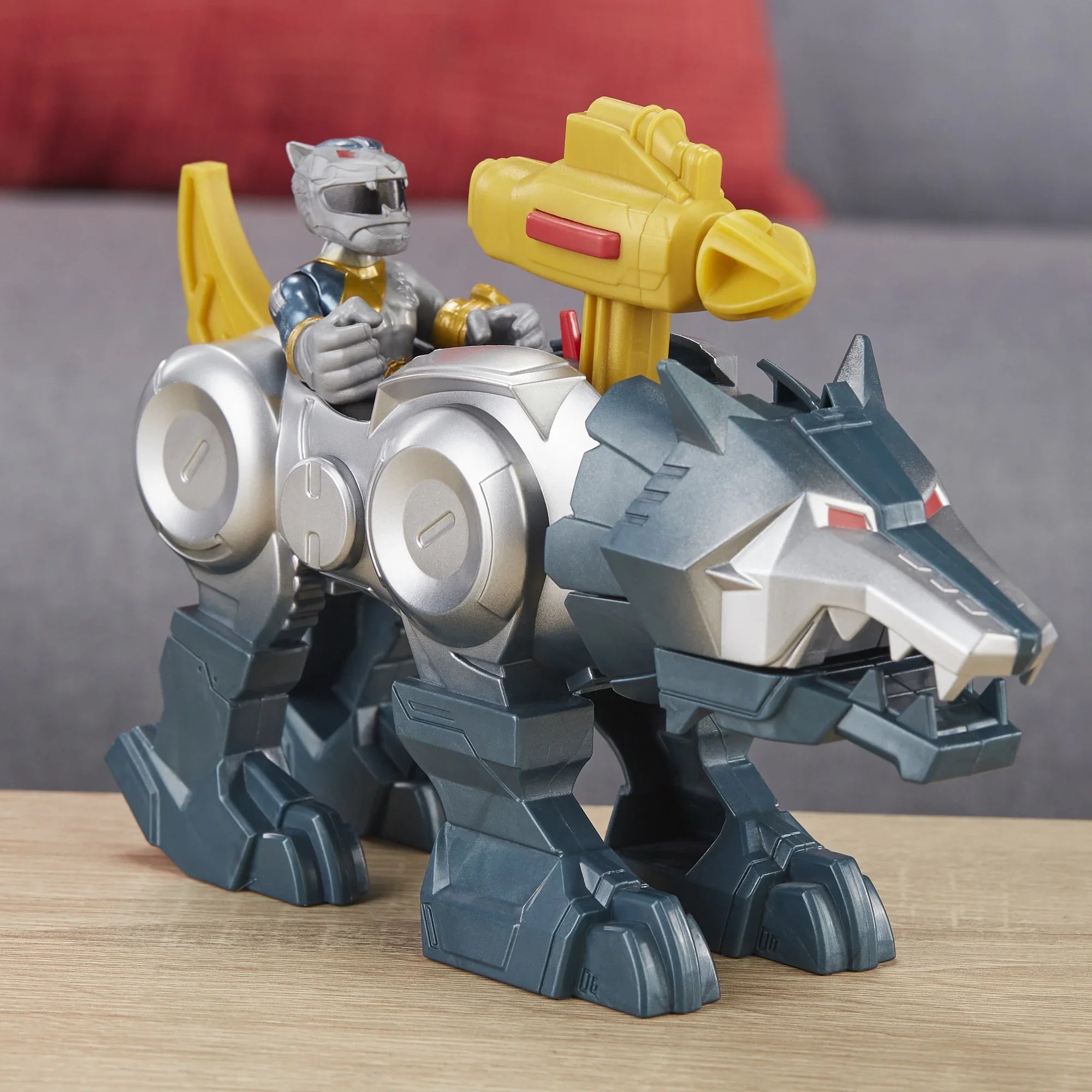 Silver Ranger and Heroes Playskool 2-Pack Figures Power Zord Rangers Wolf