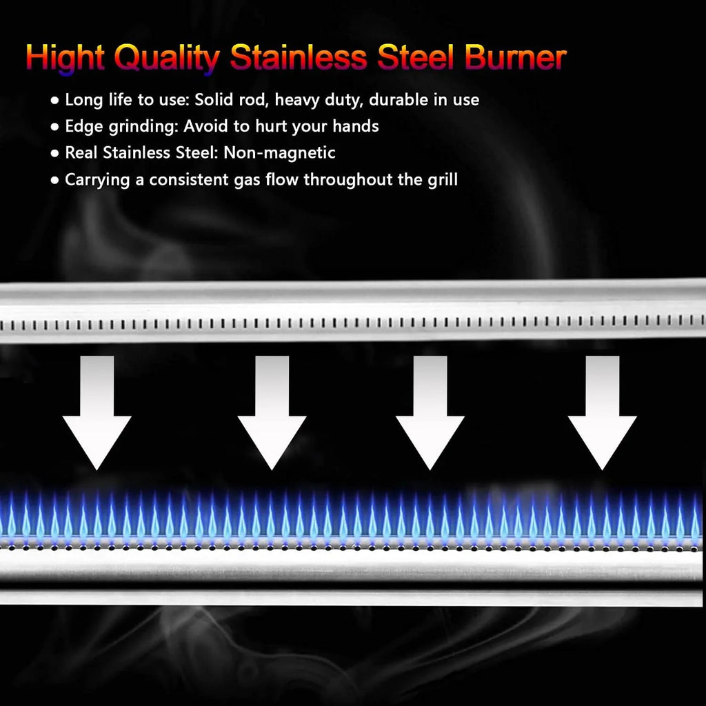EP310 E320 EP320 S320 Replacement Weber Burner Control (2007-2010), Burner S310 Grill for Steel 67820 Stainless Series Genesis Side 34-1/4 Grill Knobs, Set 300 Tube E310 67722 Genesis Inch Grills with