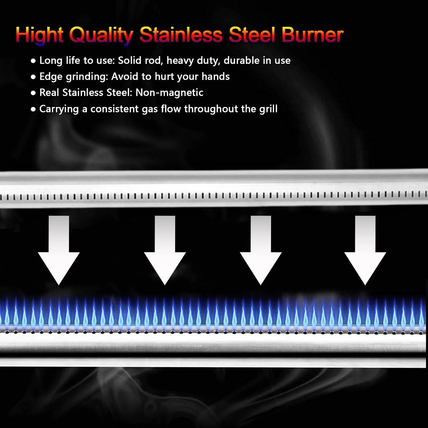 EP310 E320 EP320 S320 Replacement Weber Burner Control (2007-2010), Burner S310 Grill for Steel 67820 Stainless Series Genesis Side 34-1/4 Grill Knobs, Set 300 Tube E310 67722 Genesis Inch Grills with