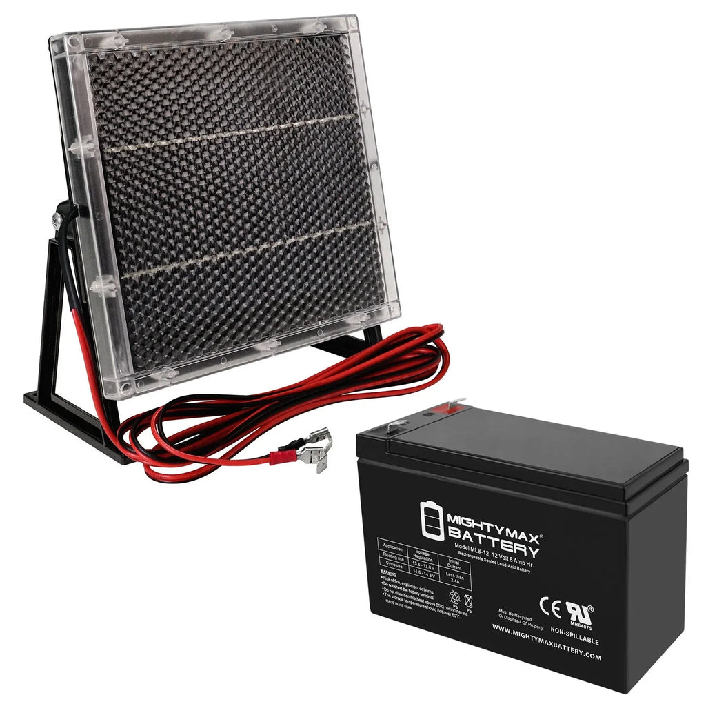 Solar Mobility for Panel 12V 8AH TravelMate + Battery 12V