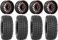 Fuel 18" XP 900/1000 Wheels 1000 PRO ARC Ranger XP RZR / 36" XP Tires Red XCR350 Polaris /