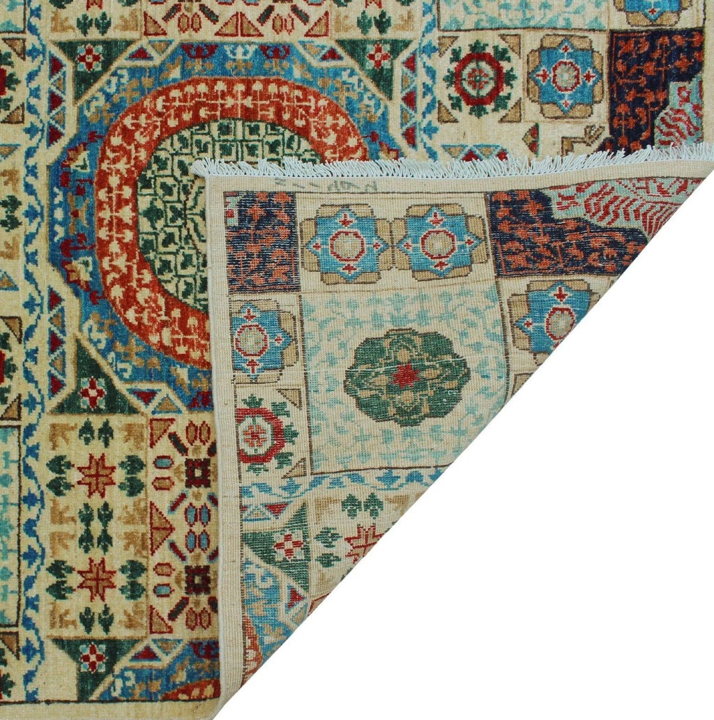 Irwin Ivory/Blue Aria Rug, x 9'0" 12'2"
