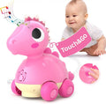 Light Musical Baby Old for Age Girl Toys 2 1 12 Toys 12-18 Months, 1 Crawling Musical - 18 Infant 3 Girl, to for Baby Year Toys to Toys Go Baby Toys Gifts for Pink Touch Months for 2, Toy & Dinosaur