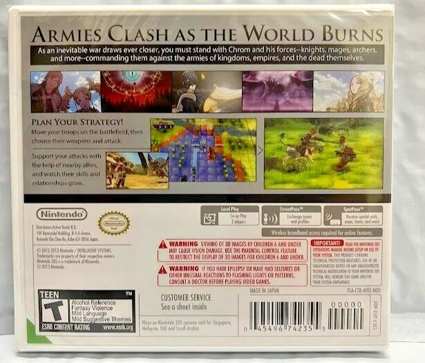 Bundle Game Valentia Shadows & Awakening Fire of New 3DS Emblem Echoes: