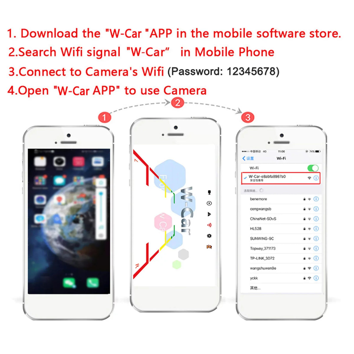 WirelessLed Reverse Ip67 Rear Aumotop Webcam,Ip67 Wireless Camera Waterproof View Car View Camera Camera BusVision Waterproof Rear Bus Camera Waterproof ReverseVision View 12v~36v