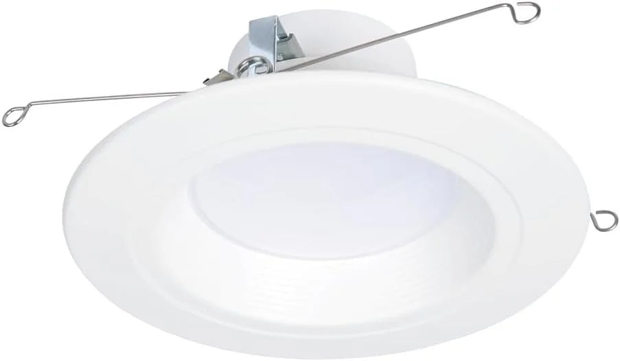 Recessed Downlight, & and Selectable Ceiling Shower inch Series Retrofit Matte White Lumens, HALO 900/1200 Warm, to CCT Light Trim, LED Baffle Retrofit Dim RL Lumens Selectable 5/6