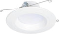 Recessed Downlight, & and Selectable Ceiling Shower inch Series Retrofit Matte White Lumens, HALO 900/1200 Warm, to CCT Light Trim, LED Baffle Retrofit Dim RL Lumens Selectable 5/6