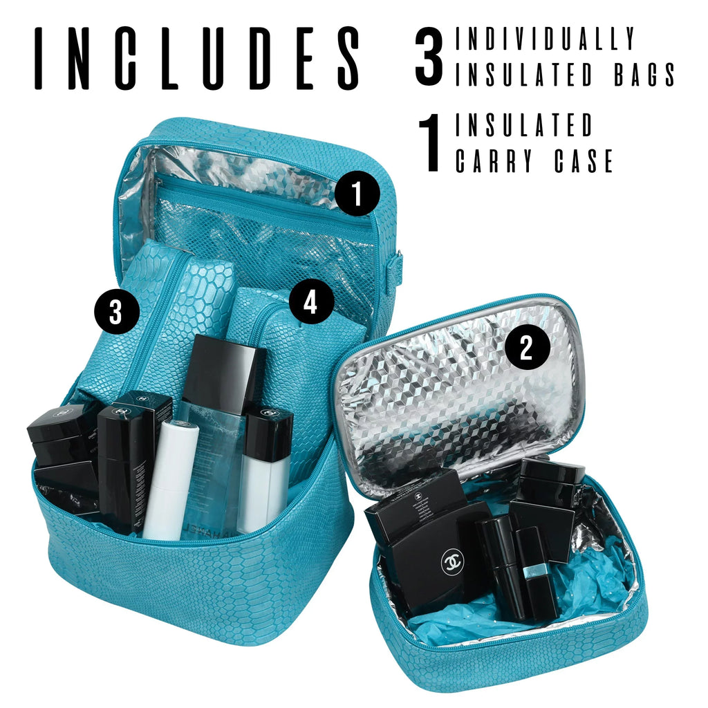 Houndstooth Picnic Gift Bag, Mojito-Four Cosmetics 7220-HT Insulated One In