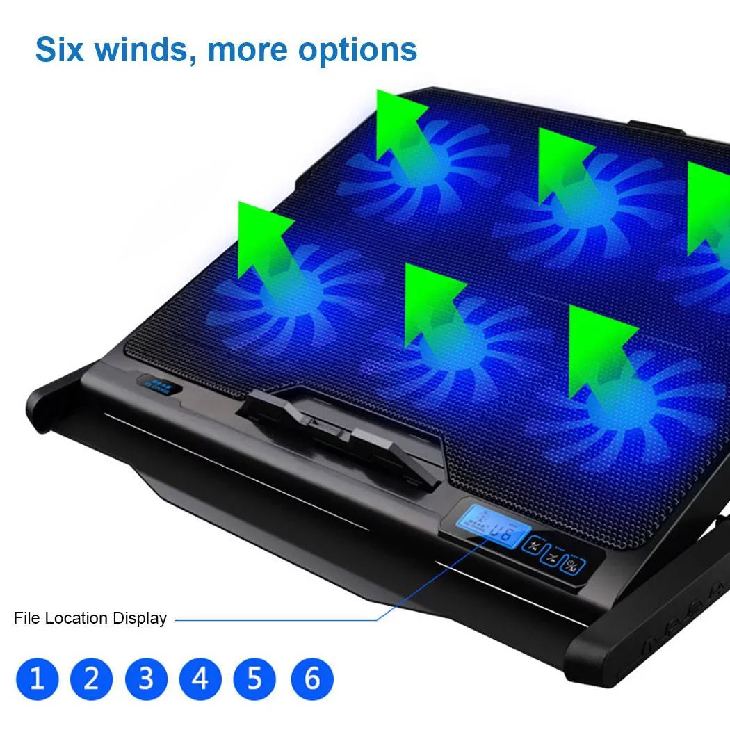 Cooler Cooling Conditioner Laptop Computer Notebook movable Fan Pad "Happyline" atmospheric Usb