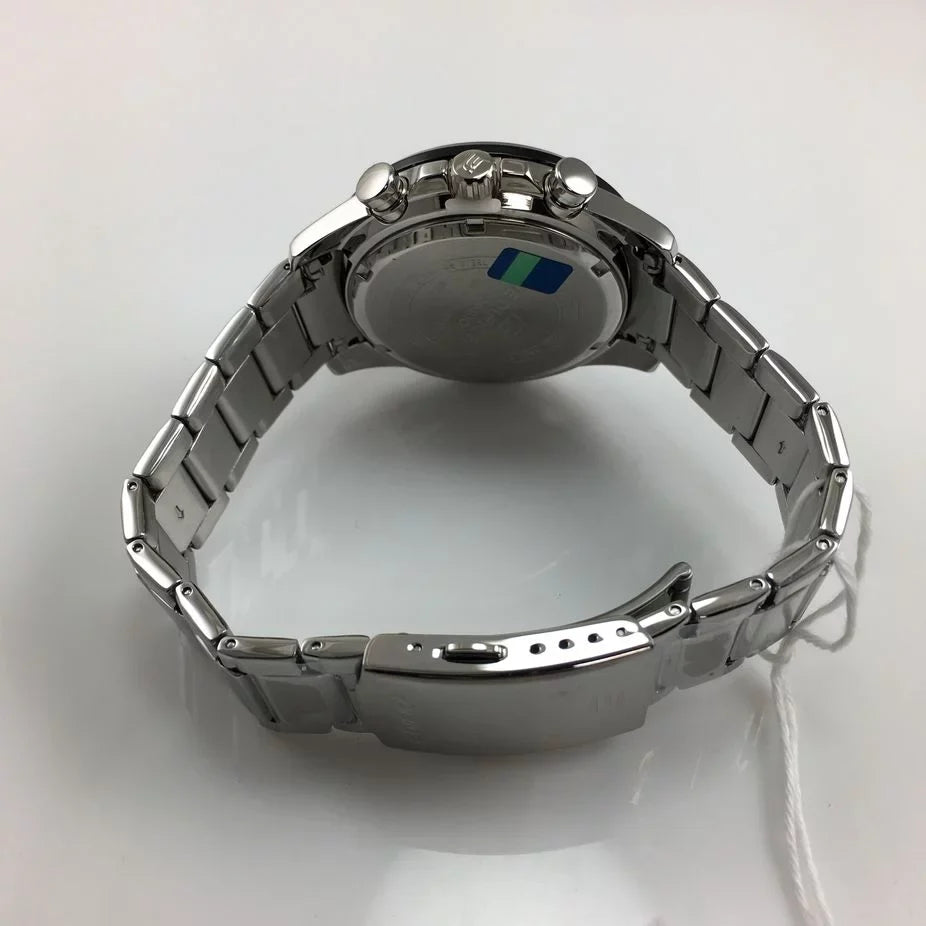 Stainless Solar-Powered Chronograph Watch Edifice EQS-900DB-1AVCR Men's Casio Steel