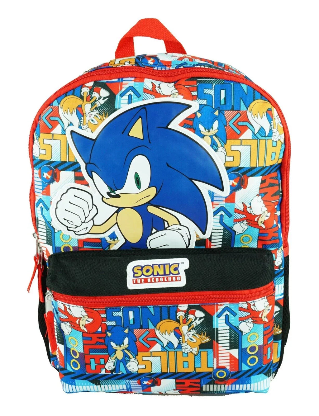 Hedgehog Large inches Sonic the 16 Allover SEGA Backpack