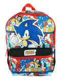 Hedgehog Large inches Sonic the 16 Allover SEGA Backpack