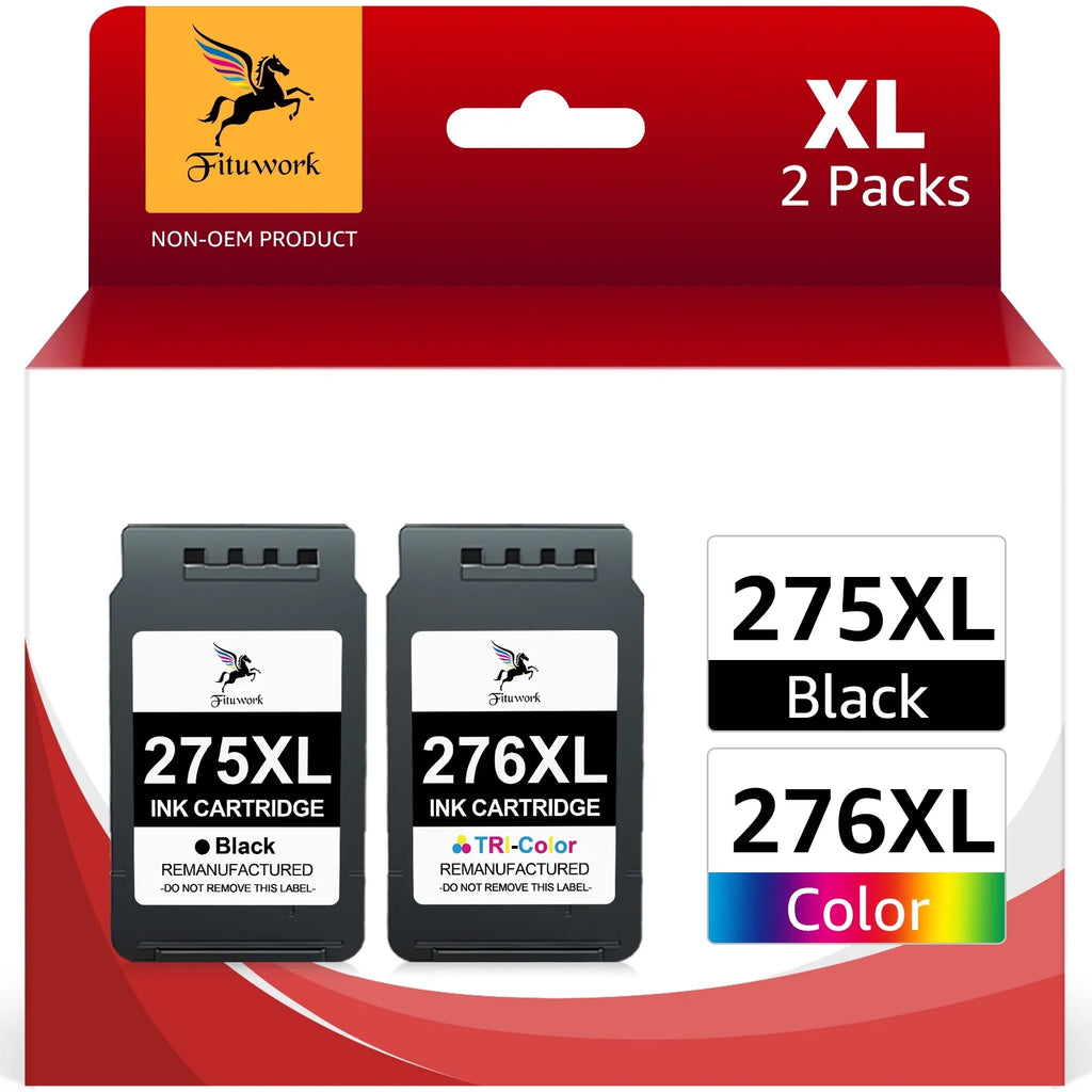 Printers(Black Ink Canon and TR4700 275 PIXMA TS3522 Color, Pack) 275XL and 2 Replacement 276 TS3520 TR4720 Cartridges for TS3500 Ink for