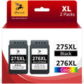 Printers(Black Ink Canon and TR4700 275 PIXMA TS3522 Color, Pack) 275XL and 2 Replacement 276 TS3520 TR4720 Cartridges for TS3500 Ink for