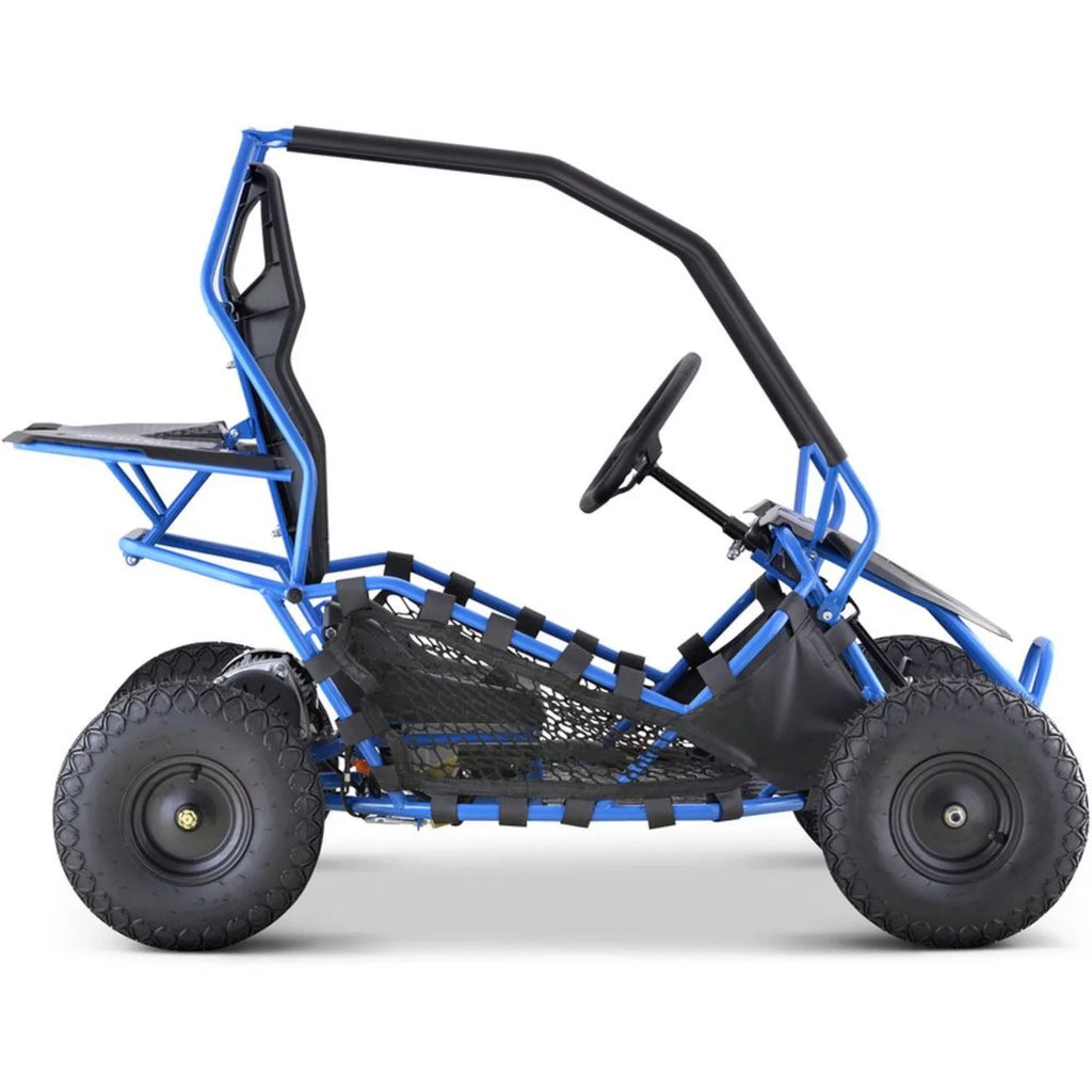 Maverick 1000w 36v MotoTec Electric Kart Blue Go