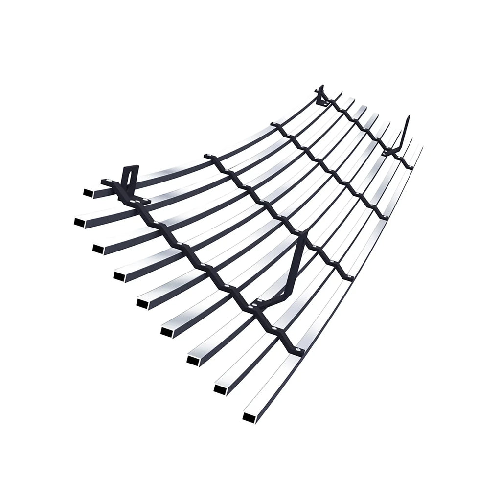 Steel Vitara Compatible Horizontal Stainless Grille 8x6 Silver Main Billet Upper APS Grand with 2006-2012 N19-C63158I Premium Suzuki