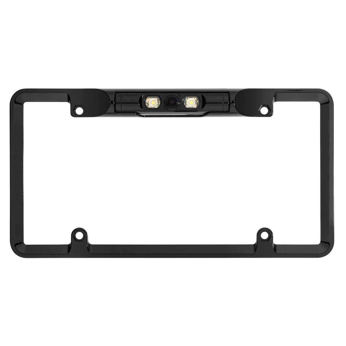 Plate LED Full-Frame Camera Lights and BOYO Parking (Black) Lines Backup License - with VTL300CL