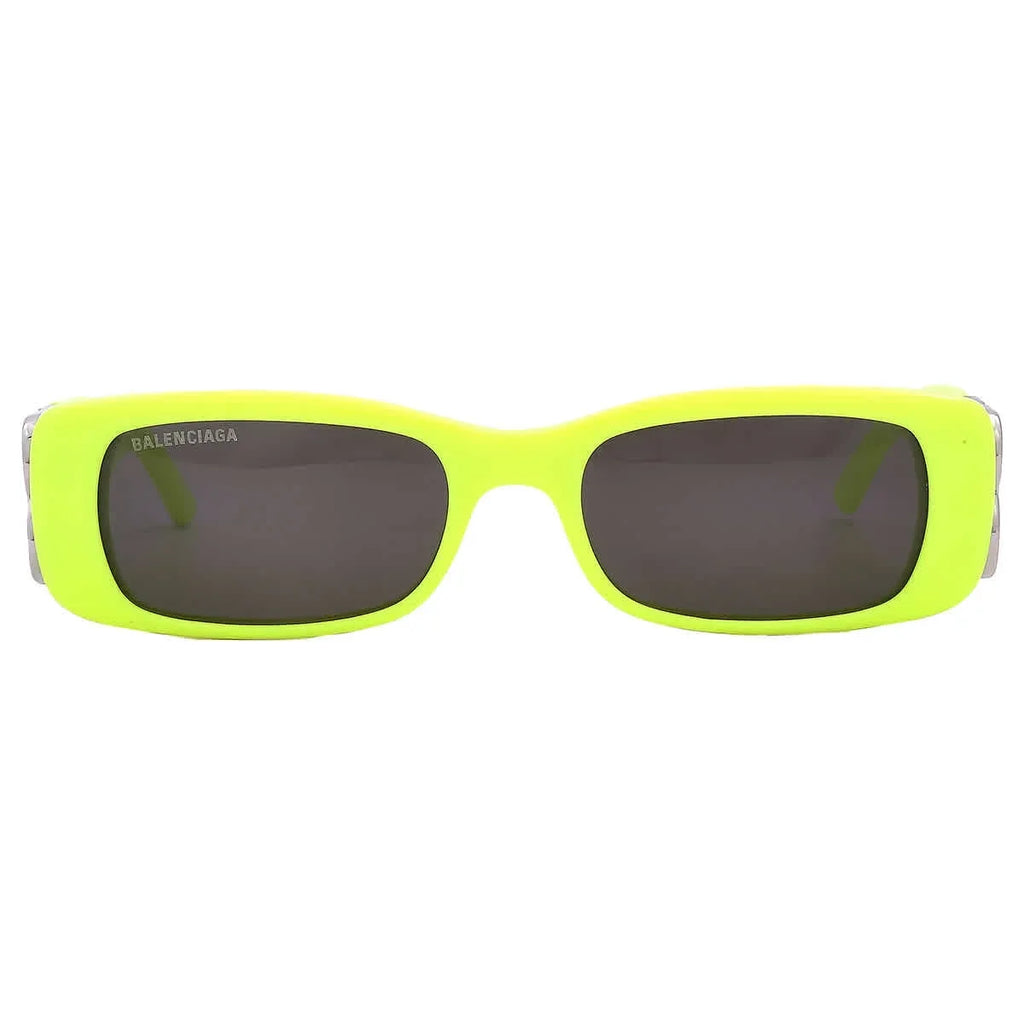 51 Ladies BB0096S Rectangular 008 Sunglasses Grey Balenciaga