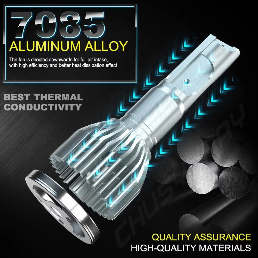 LED Beam For XJ 5X7 Wrangler Jeep Hi-Lo 7x6 Rectangle YJ Cherokee Headlights