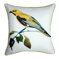 Decorative Textile Multi Edie Home Pillow Indoor/Outdoor Leaf Throw Levinsohn At Bird Embroidered Bold 18x18, Company