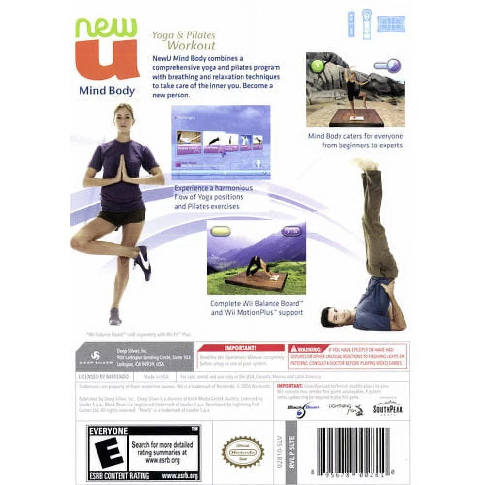 & New Body U Pilates-wii Mind Yoga