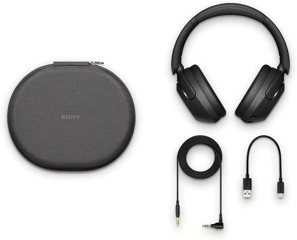 Extra AUX NeeGo Cancelling with WH-XB910N with Over Wireless Headphones Bass Headset Ear Noise Microphone Bluetooth Sony