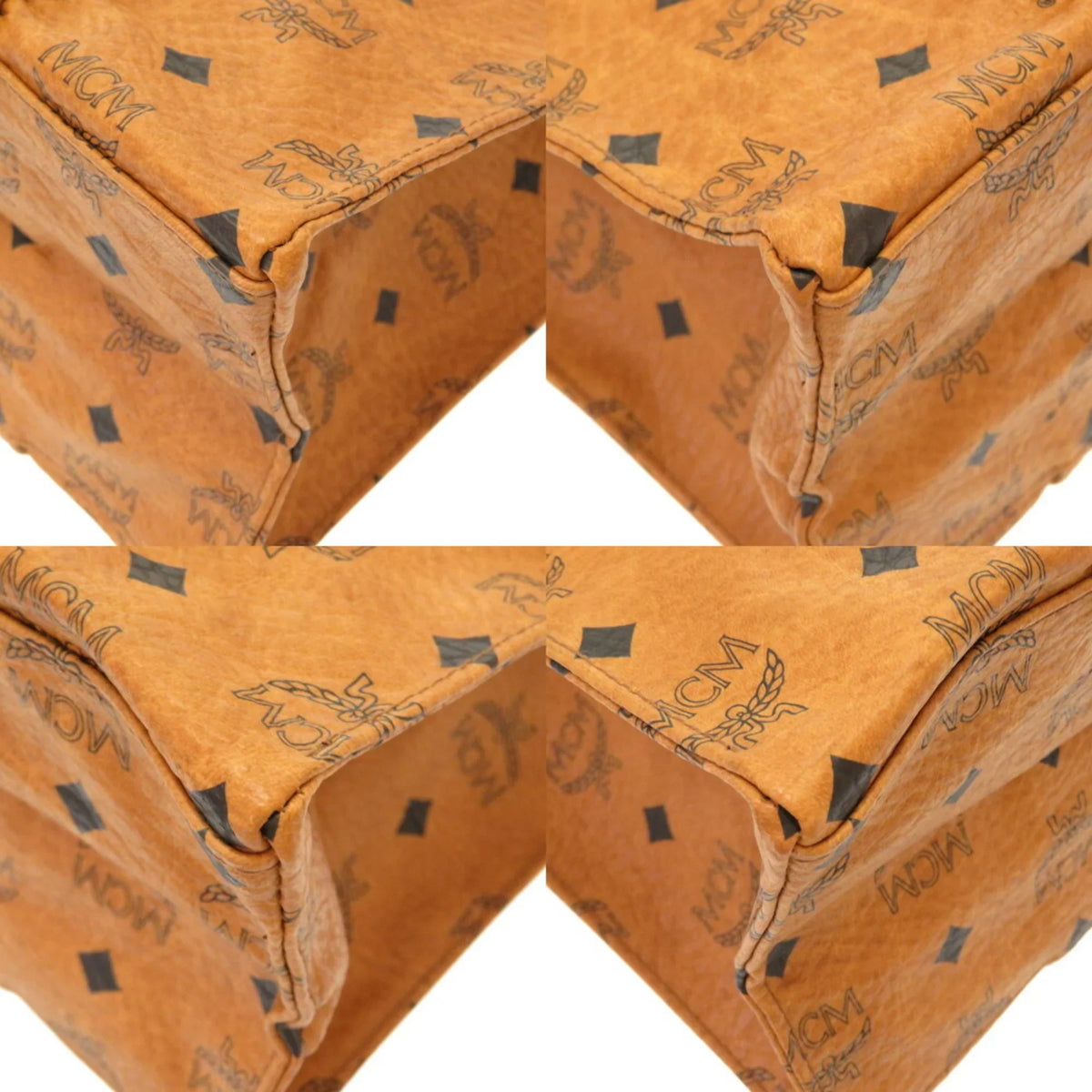 Tote MCM Brown Visetos Bag (Pre-Owned) Canvas