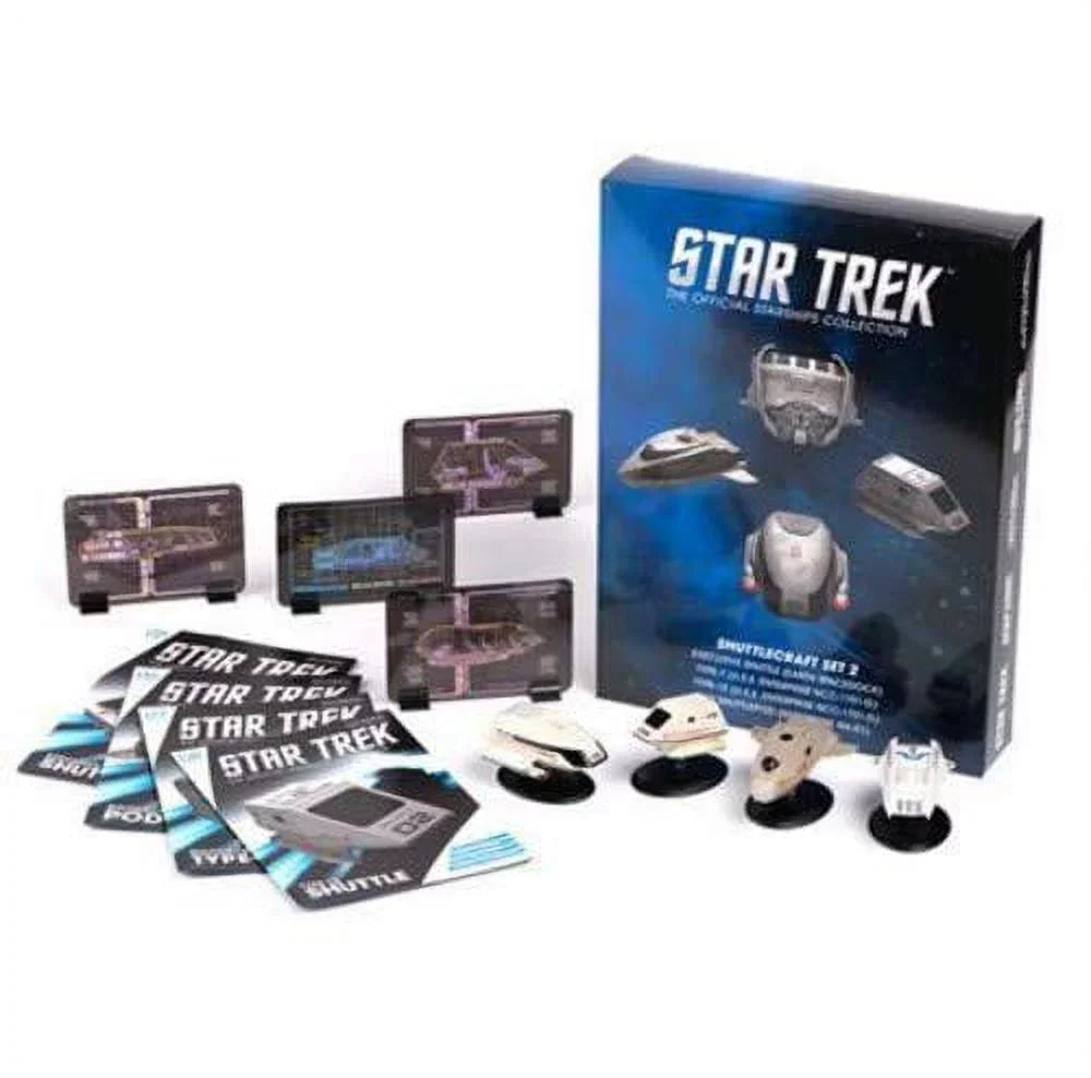 2 Shuttle Star Eaglemoss STDC705 Die Set Model Trek Ship Cast
