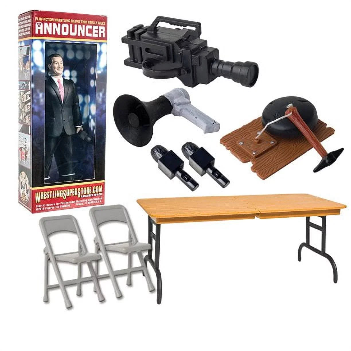 For Announcer Wrestling Figure Gear Special Action 5 WWE Figures Wrestling Deal
