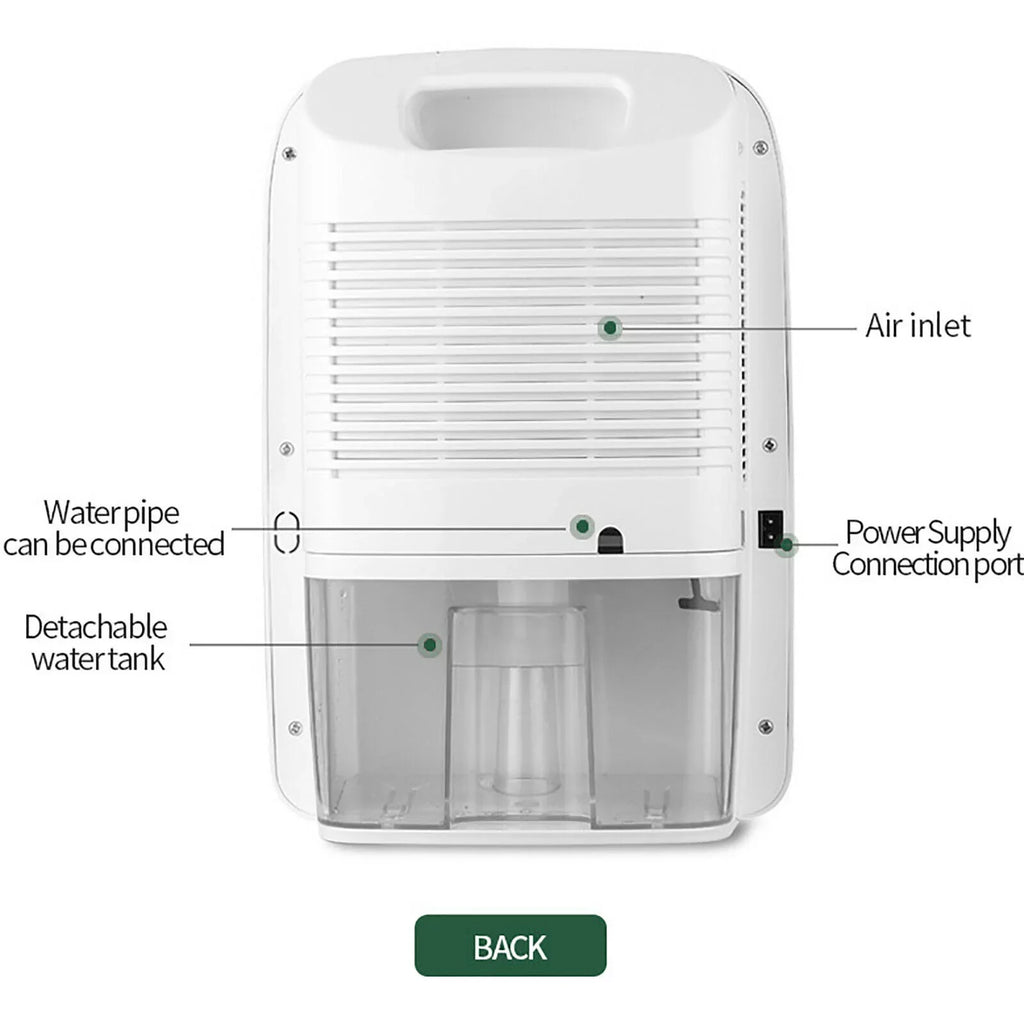 Dehumidifier with Remote Control Small 42W mobile MIDUO Dehumidifier Home for 2.5L