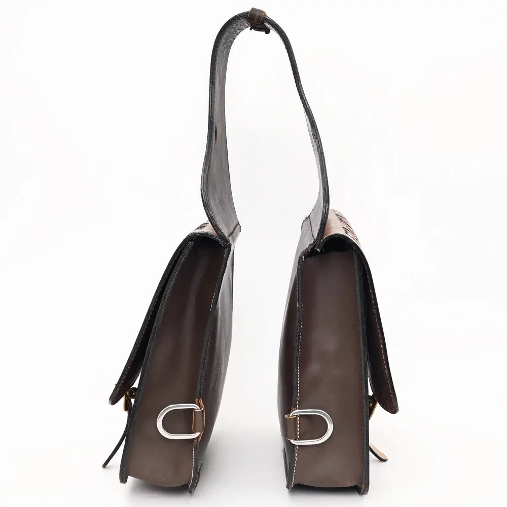 Leather Trail Floral Ride Western Heavyduty Traditional 44KK Comfytack Horse Saddle Bag