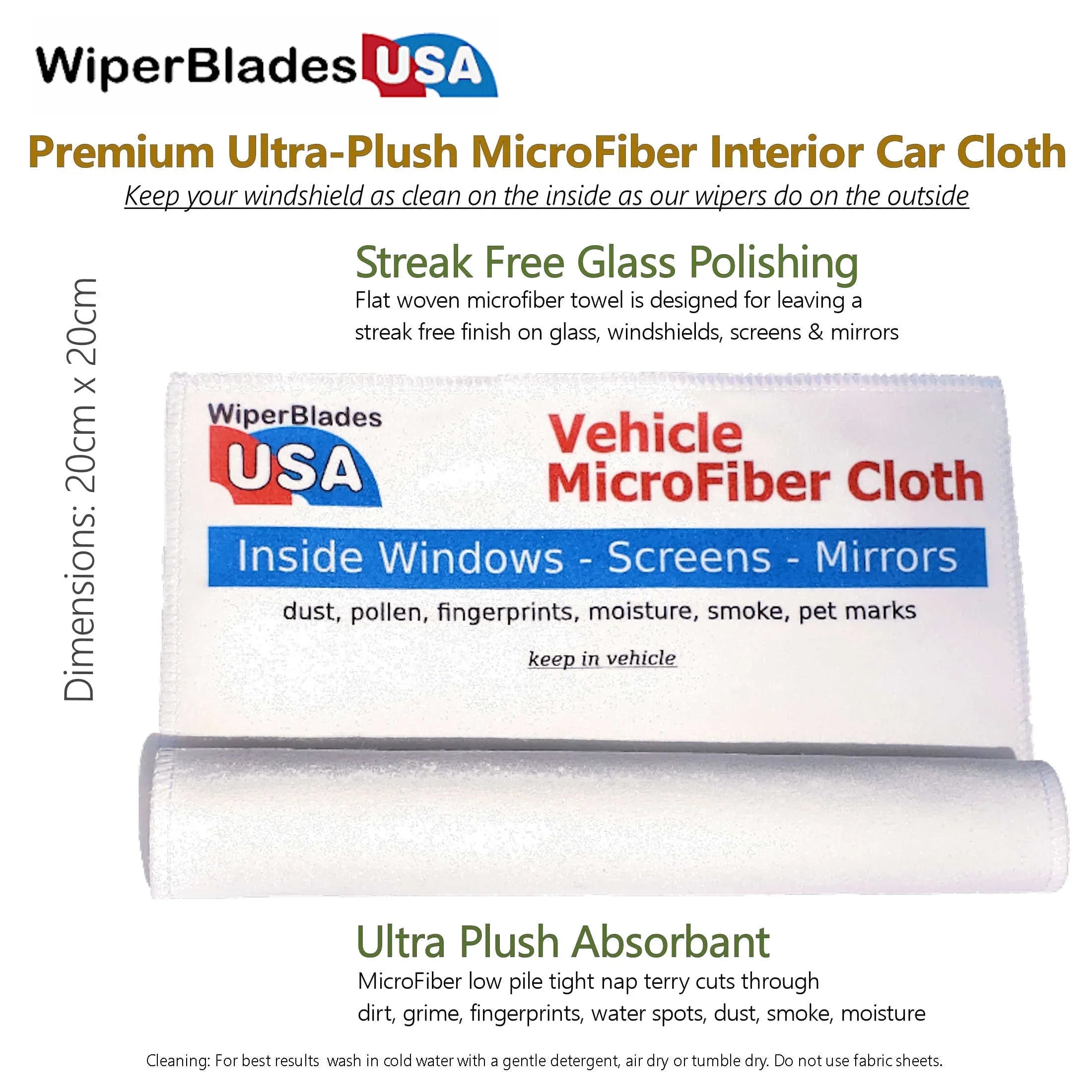 w/Rear of (Set 2018 Toyota Wiper Highlander Blades Wiper 3)