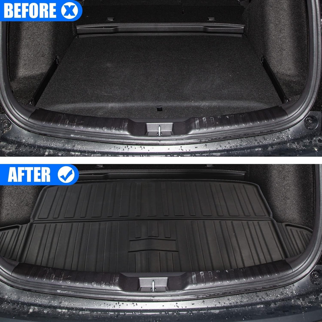 2020 2017-2022 Tray Honda 2021 2019 Cargo Honda 2017 for All Trunk Floor 2022 2018 Cargo CR-V Fit Mat Liner Rear Black Accessory, Weather Cover CR-V