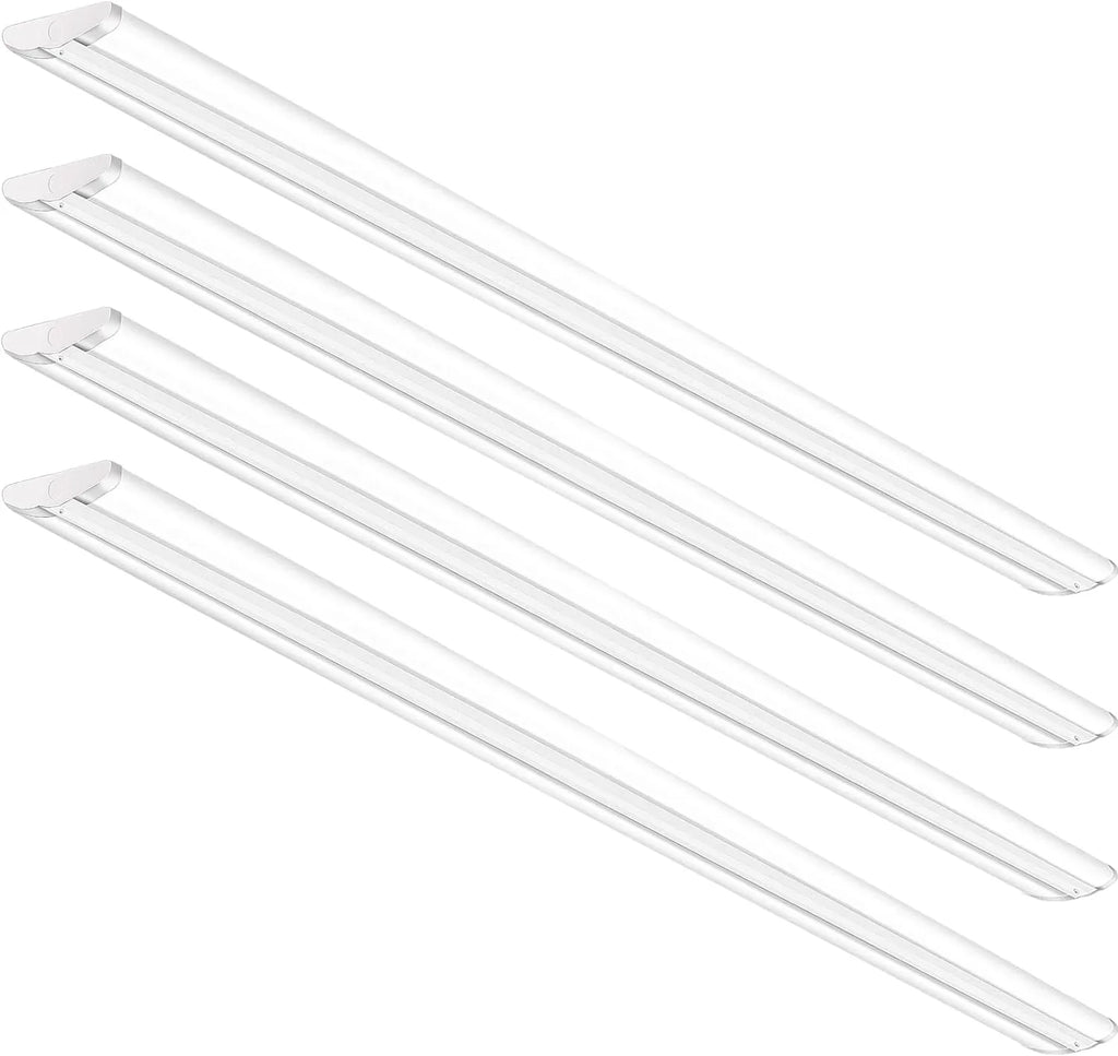 Slim Garage Lights, Office 4 Shop LED Foot 110W Wraparound T8 Mount for 8 8FT Pack QCAI 5000K, Compact Fluorescent Ultra Grade 12500LM, Equiv.], Flush Warehouse, Light LED Commercial [6-lamp Strip