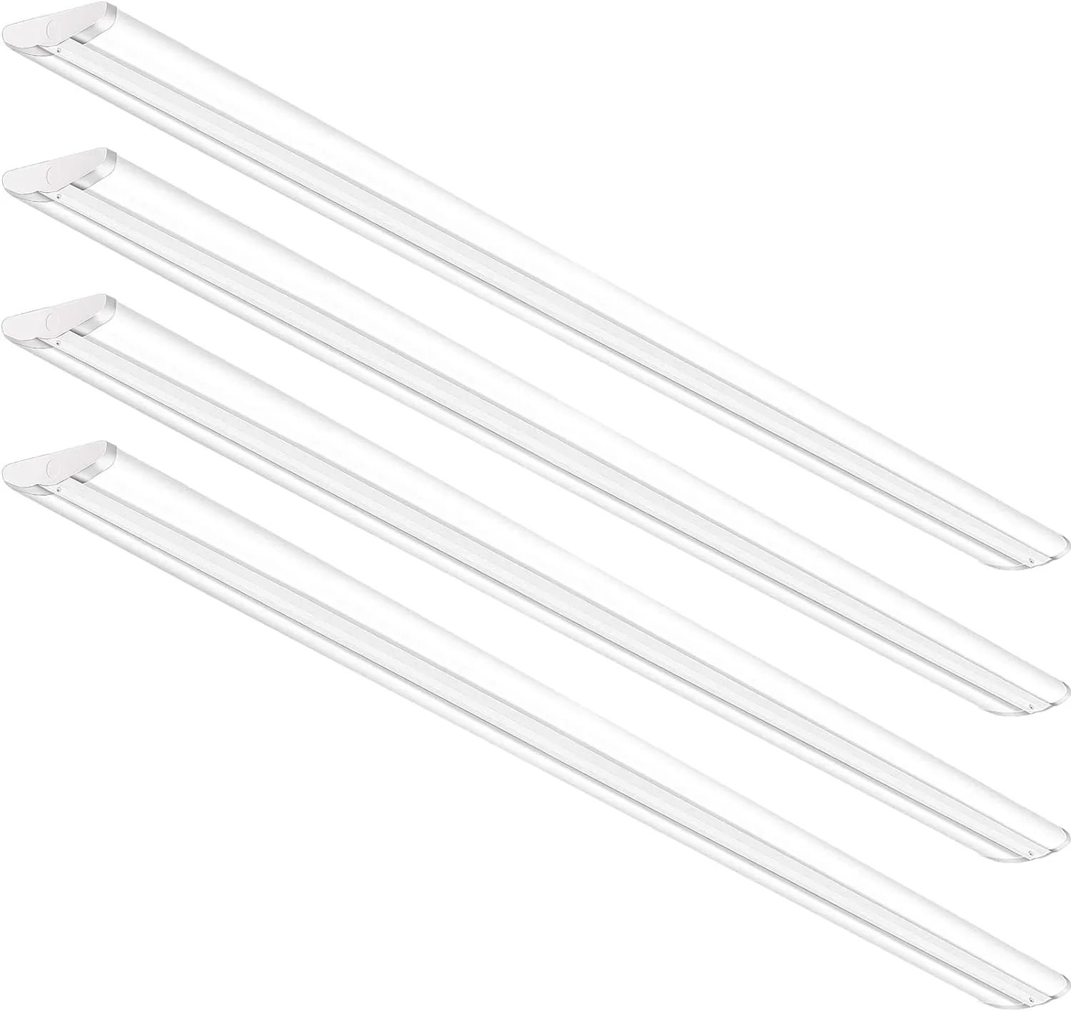 Slim Garage Lights, Office 4 Shop LED Foot 110W Wraparound T8 Mount for 8 8FT Pack QCAI 5000K, Compact Fluorescent Ultra Grade 12500LM, Equiv.], Flush Warehouse, Light LED Commercial [6-lamp Strip