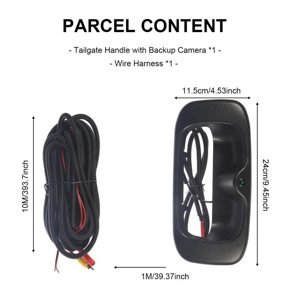 High GMC Resolution Chevy Rear Vision Waterproof Silverado/Sierra Camera View KingFurt Night Backup