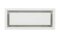 in. 10 White FITTES in. Framed Vent Lite 6 x Wall Aria