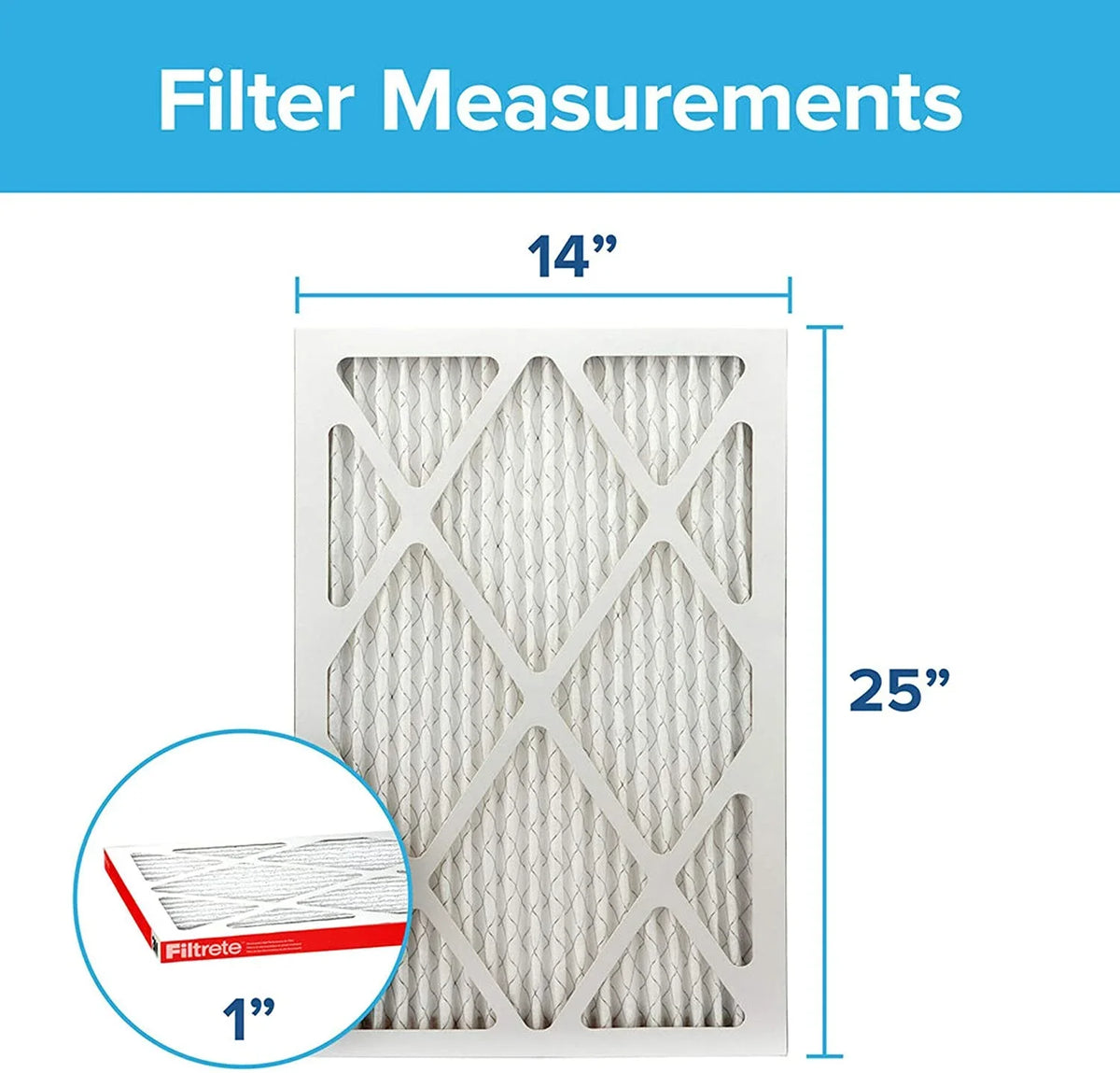 13.81 Furnace Filtrete Allergen x Filter, MPR Defense, (exact 1000, dimensions 6-Pack 24.81 0.81) 14x25x1, Micro atmospheric AC x