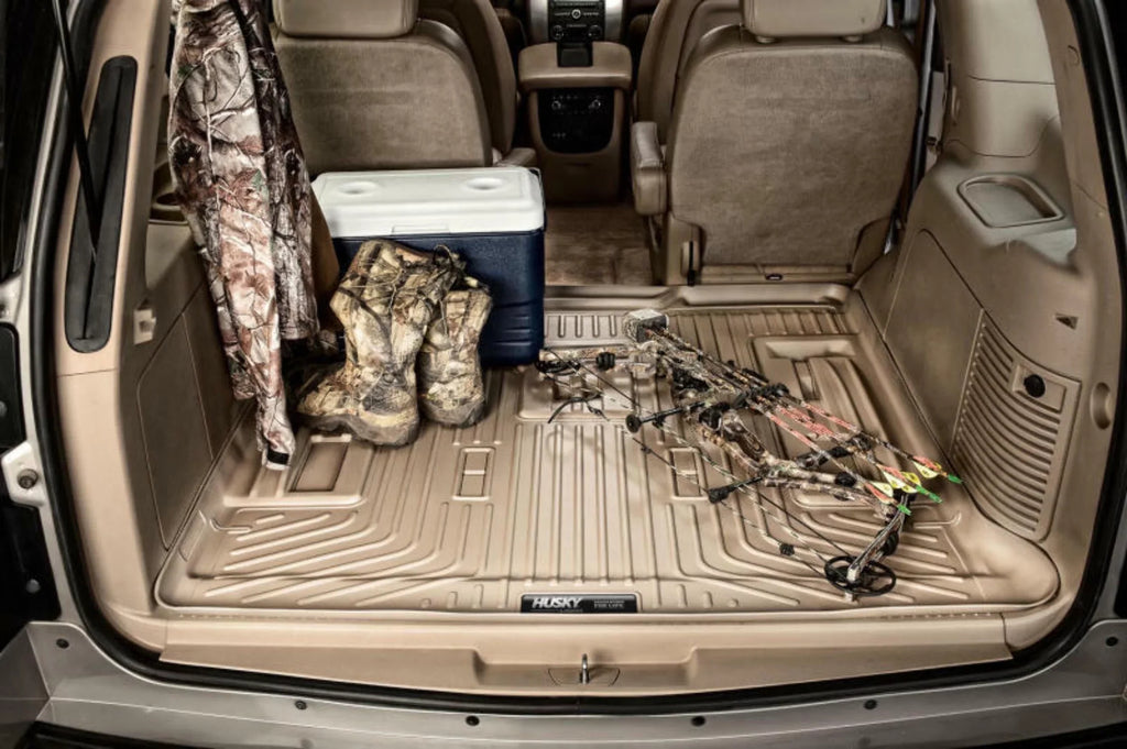 Ford Black upright Compatible Husky with under by Series Liner Seat Explorer; 3rd 3rd RealTruck Seat Behind 11-19 behind Weatherbeater Cargo and
