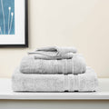 Set, Towel 6 Performance Solid Piece Silver Mainstays