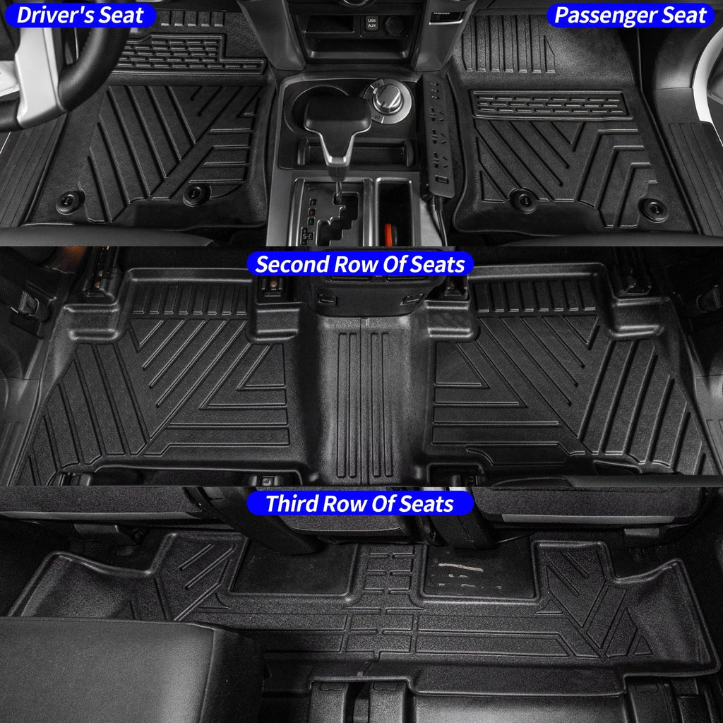 7 4Runner Mat Floor Accessories 2013-2023 Cargo Mats Cargo Liner Toyota Mat Fit Seats Trunk